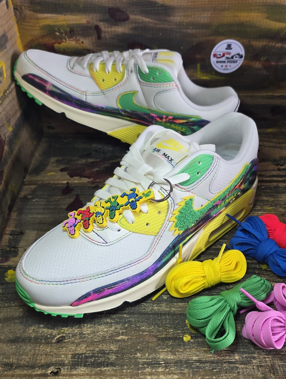 Nike Air Max 90 Oregon University x grateful Dead Men’s 11 Dead stock IM2511-100